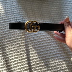 Doubl G Gucci belt size 0-2. 70mm.